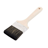 Кисть плоская смешанная щетина деревянная ручка Wenzo Wood 70х14 мм для антисептиков