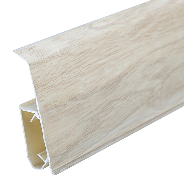 Плинтус ПВХ напольный Winart 72 мм себаста 2200 мм Г-профиль со съемной панелью
