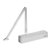 Доводчик дверной Lavelly (120-180 кг) серебро