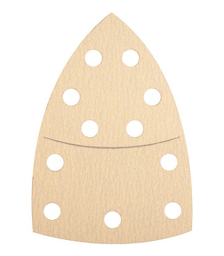 Лист шлифовальный Abraforce 150х102 мм P100 на липучку бумажная основа (5 шт.)