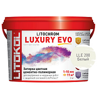 Затирка цементно-полимерная Litokol Litochrom Luxury EVO LLE.200 белая 2 кг