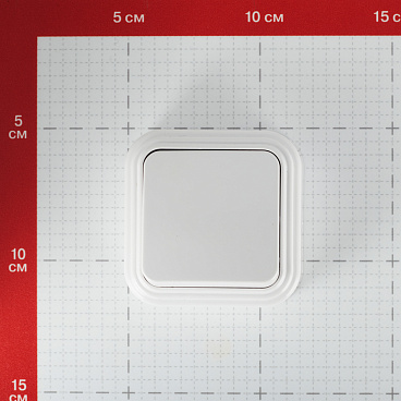 Выключатель Svet одноклавишный накладной белый (0603-00011)