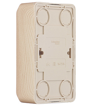 Розетка Systeme Electric Этюд накладная сосна (PA16-005D)