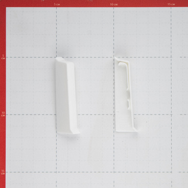 Заглушка торцевая Salag NG 62 мм белый левая-правая (2 шт.)