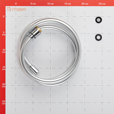 Шланг для душа Lavelly 1750 мм ПВХ хром (1023912)