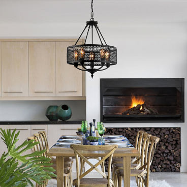 Люстра Freya FR4166-PL-05C-BL