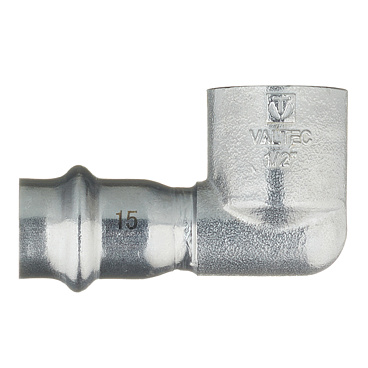 Угол VALTEC (VTi.952.I.001504) 90° 15 мм х 1/2 ВР(г) нержавеющая сталь