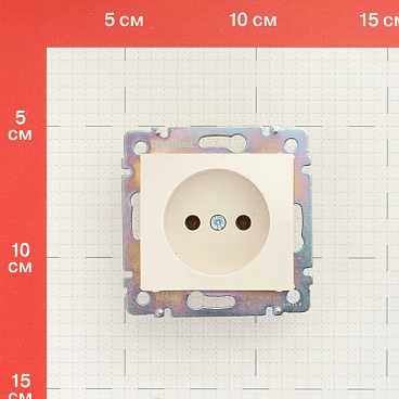 Розетка Legrand Valena встраиваемая слоновая кость (695611)