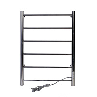 Полотенцесушитель электрический Тера Классика 800х532 мм 66 Вт с терморегулятором правый хром