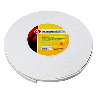 Лента уплотнительная Огнеза МКОР без скотча негорючая кремнеземная 3х15 мм 25 м