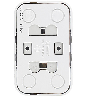 Розетка Makel Siva Ustu накладная белая (45182)