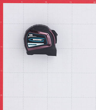 Рулетка Gross с автостопом 3 м x 16 мм