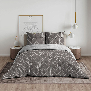 Комплект постельного белья 2-спальный бязь Василиса 9604/1 мультиколор с простыней 200х215 см