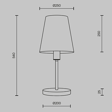 Настольный светильник Maytoni MOD483TL-01BS