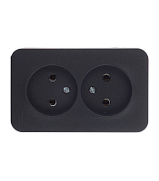 Розетка Systeme Electric Blanca накладная антрацит (BLNRA000216)