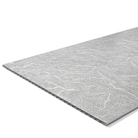 Панель ПВХ 375х2600х8 мм Venta бесшовная офсет венецианский мрамор серый 0,975 кв.м