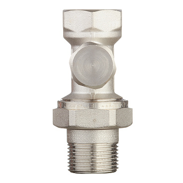 Клапан запорный Tiemme 3/4 НР(ш) х 3/4 ВР(г) для радиатора (3230014 / 3235N0505EC)