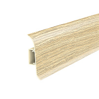 Плинтус ПВХ напольный Идеал Классик 55 мм дуб северный 2200 мм