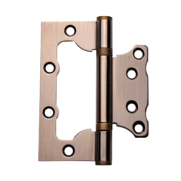 Петля бабочка универсальная неразъемная 100х75 мм медь