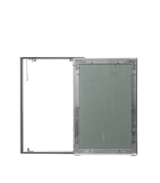 Люк ревизионный под плитку Хаммер Гиппократ-П алюминиевый 200х300 мм скрытый нажимной