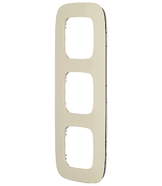 Рамка Legrand Valena Allure трехместная слоновая кость (754313)