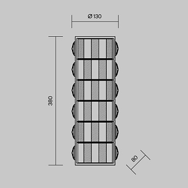 Настенный светильник (бра) Maytoni MOD336WL-L35G3K