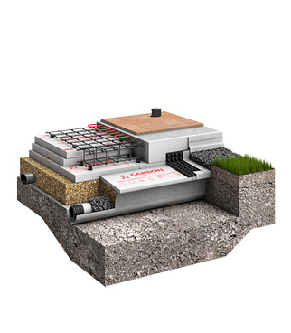 Экструдированный пенополистирол Технониколь Carbon Eco SP Шведская плита 100х580х2360 мм