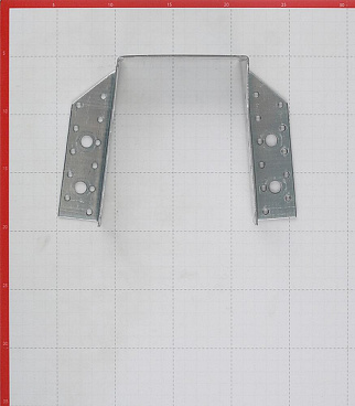 Опора бруса раскрытая оцинкованная 140х76х100х2 мм