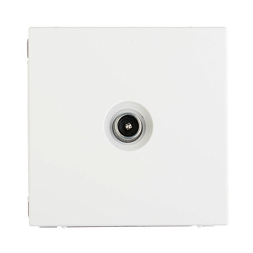 Розетка телевизионная Systeme Electric ArtGallery встраиваемая белая 1DB (GAL000191)