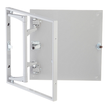 Люк ревизионный под плитку Хаммер Стил стальной 400х400 мм скрытый