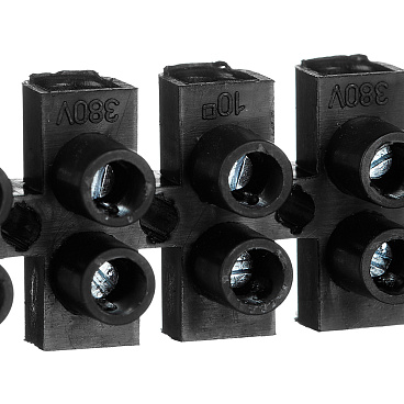 Клеммник 12х10 кв.мм полипропиленовый черный (07-5010-2-7)