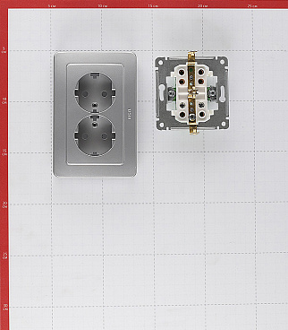 Розетка Hegel Master встраиваемая серебро (РС16-351-06)