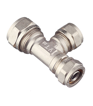 Тройник VALTEC (VTm.331.N.201616) 20 обж(ц) х 16 обж(ц) х 16 обж(ц)