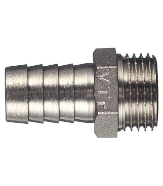 Штуцер Valtec для присоединения шланга 1/2 НР(ш) х 16 мм латунный (VTr.650.N.0416)