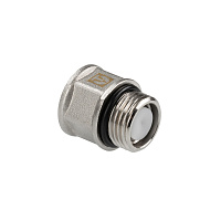 Клапан отсекающий Valtec 1/2 НР(ш) х 1/2 ВР(г) для монтажа и демонтажа воздухоотводчика (VT.539.NO.04)
