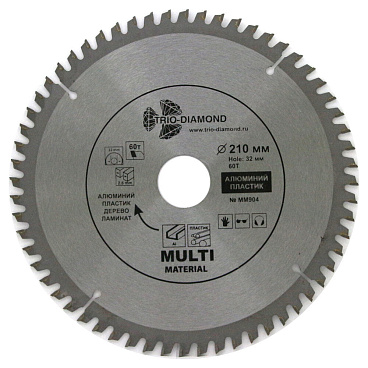 Диск пильный универсальный Trio-Diamond 210х32х1,8 мм 60 зубьев (MM904)