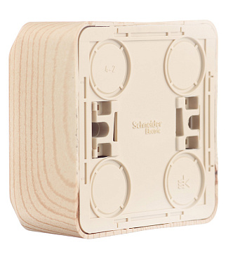 Розетка Systeme Electric Этюд накладная сосна (PA16-001D)