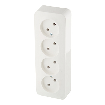 Розетка Systeme Electric Blanca накладная молочная (BLNRA000412)