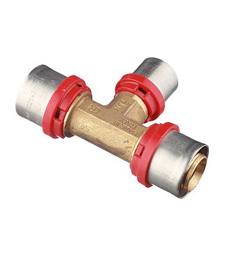 Тройник Tiemme 26(пресс) х 20(пресс) х 26(пресс)