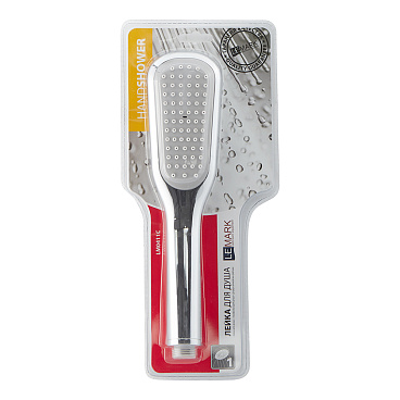 Лейка для душа Lemark Linara 68х68 мм 1 режим без шланга пластик хром (LM0411C)