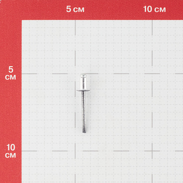 Заклепка вытяжная 4,8x8 мм алюминий/сталь серая RAL 7024 (100 шт.)