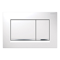 Клавиша смыва для инсталляций Geberit Sigma 30 белая/хром (115.883.KJ.1)