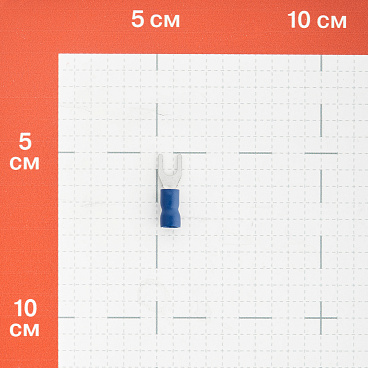 Наконечник вилочный изолированный КВТ НВИ d4 мм 1-2,5 кв. мм (30 шт.)