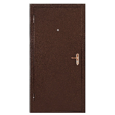 Дверь входная Промет Спец Про левая медный антик - итальянский орех 960х2050 мм