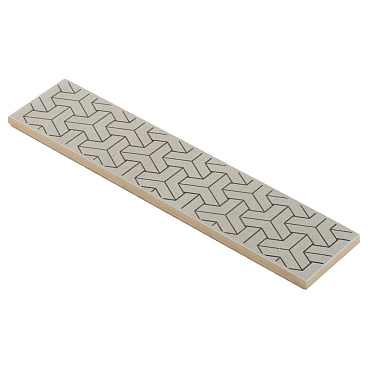Плитка бордюр Кerama Marazzi Ломбардиа серая 250x54x8 мм