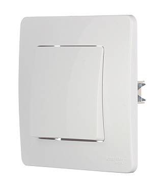 Выключатель Systeme Electric Blanca одноклавишный встраиваемый белый (BLNVS010101)