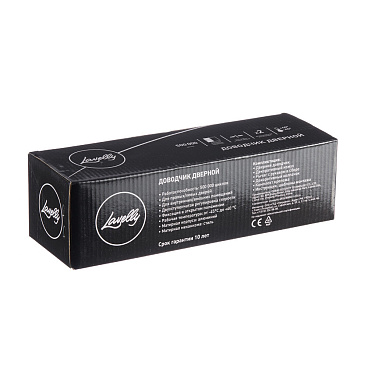 Доводчик дверной Lavelly (25-45 кг) черный