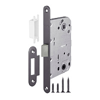 Замок врезной Fuaro Plastic P96WC-50 для межкомнатной двери под фиксатор графит