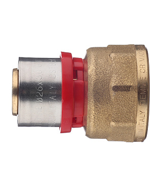 Соединитель прямой Tiemme 26(пресс) х 1 ВР(г)