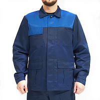 Куртка рабочая Мастер 56-58 рост 182-188 см темно-синяя